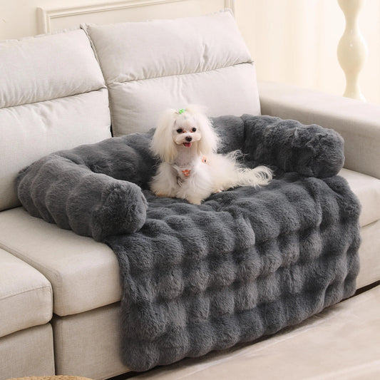 Fluffy Plush Pet Sofa Bed