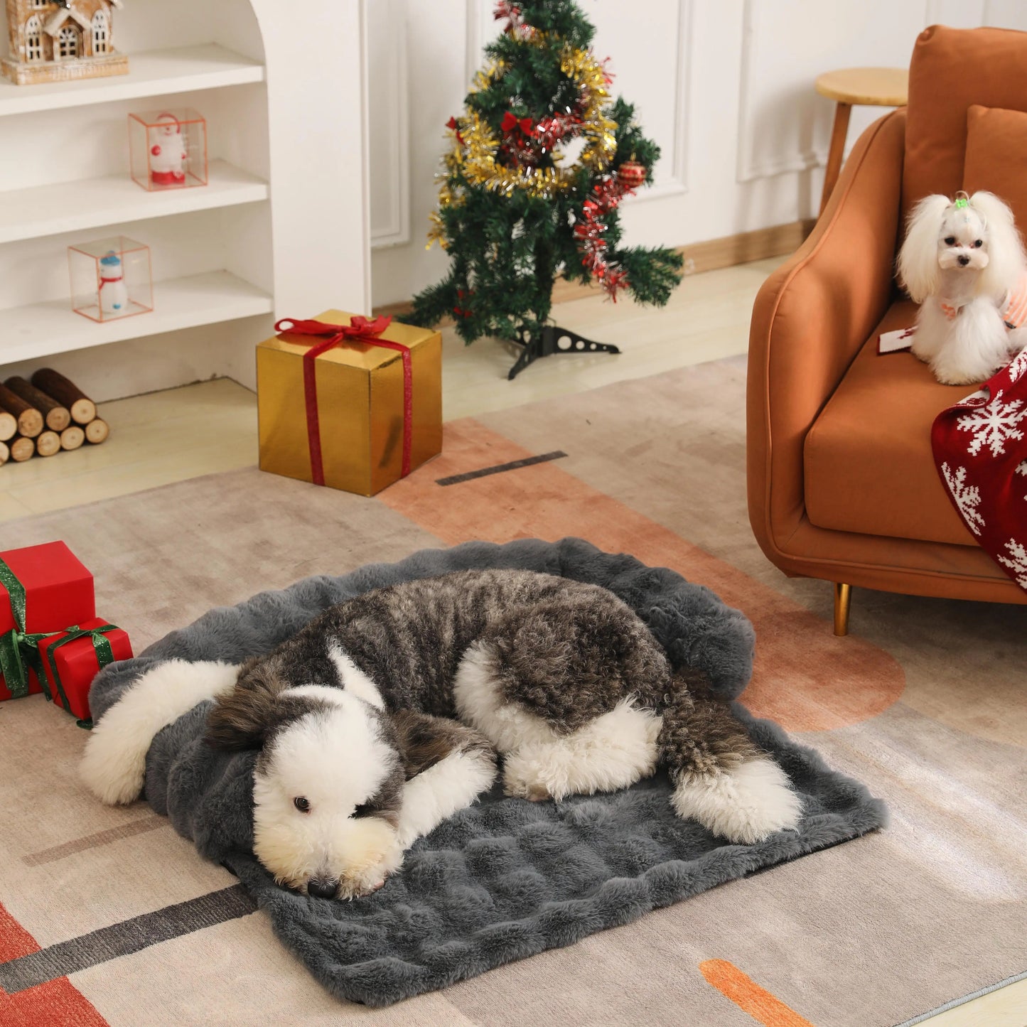 Fluffy Plush Pet Sofa Bed