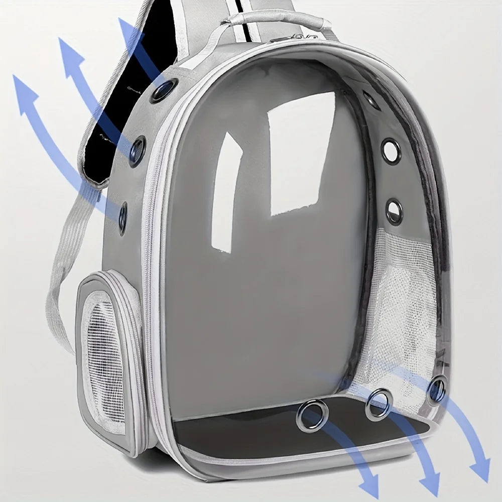 Breathable Cat Acrylic Backpack