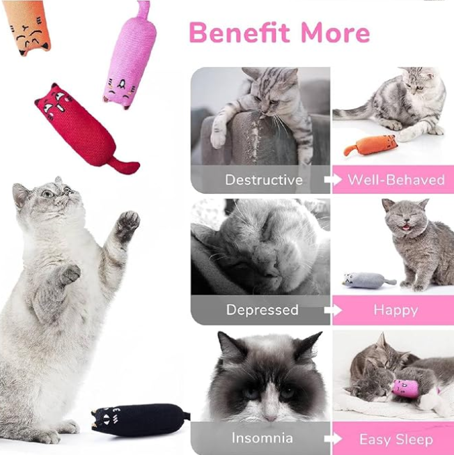 Cute Catnip Cat Toys