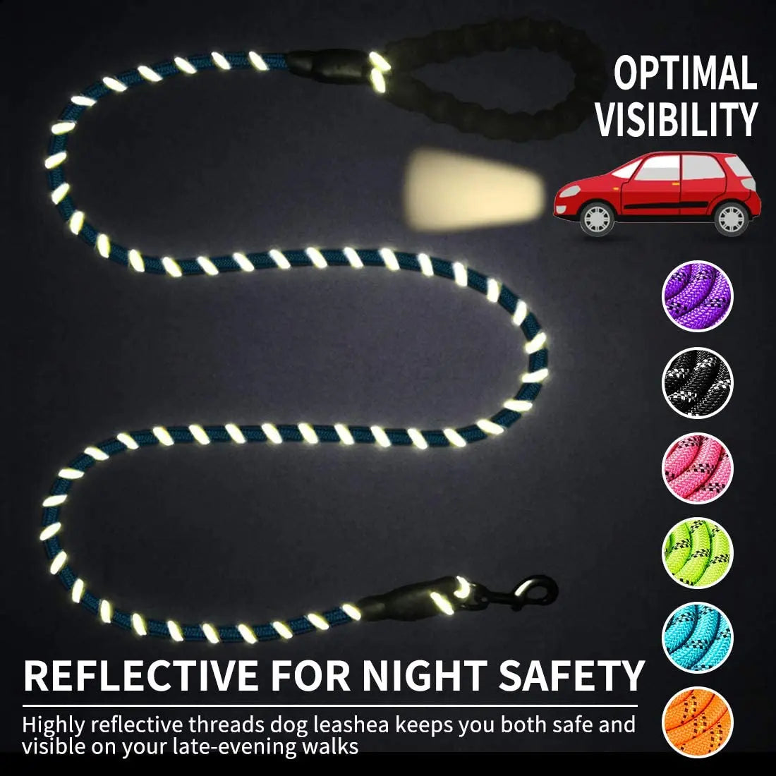 Heavy Duty Reflective Leash