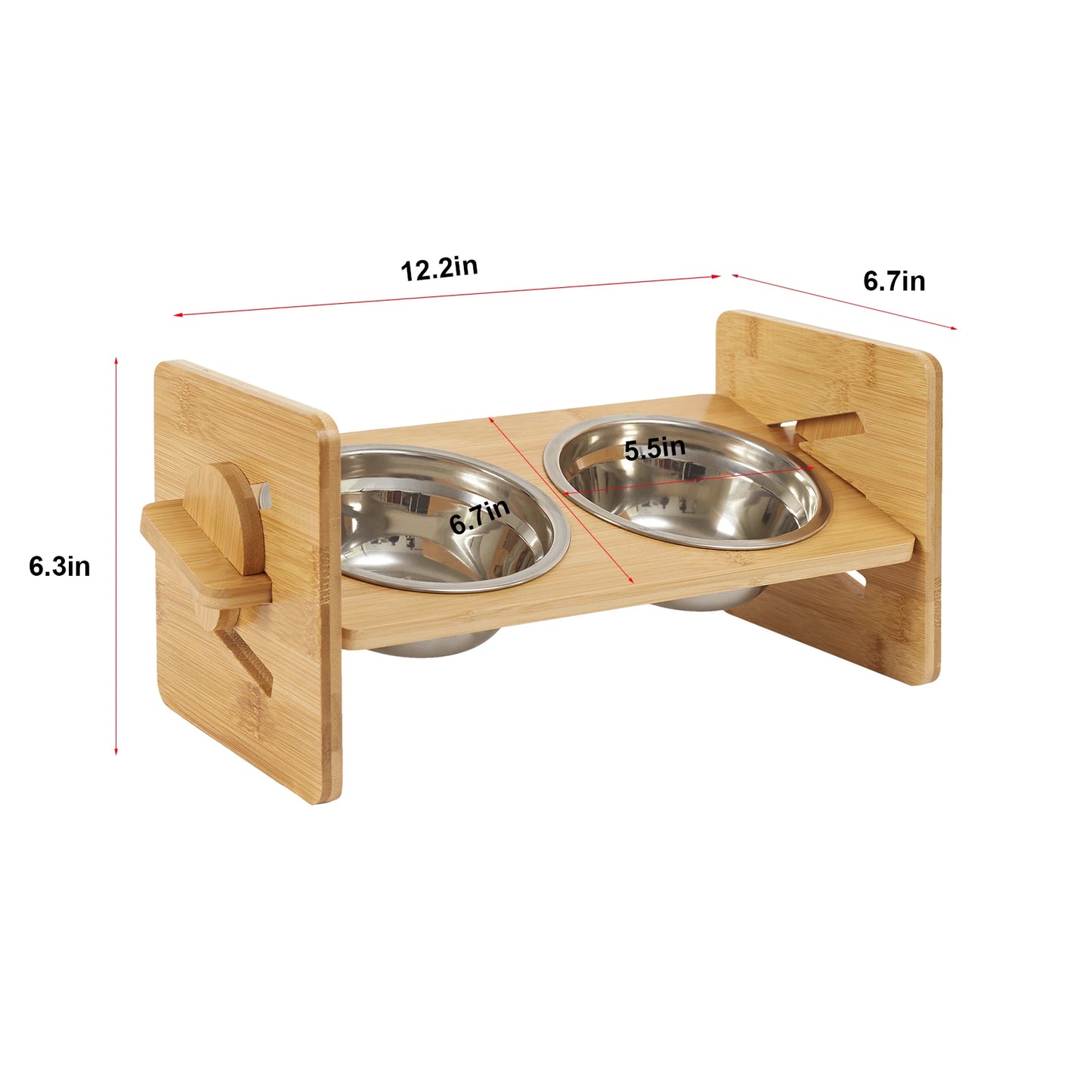 Elevated Stainless-Steel Pet Bowl