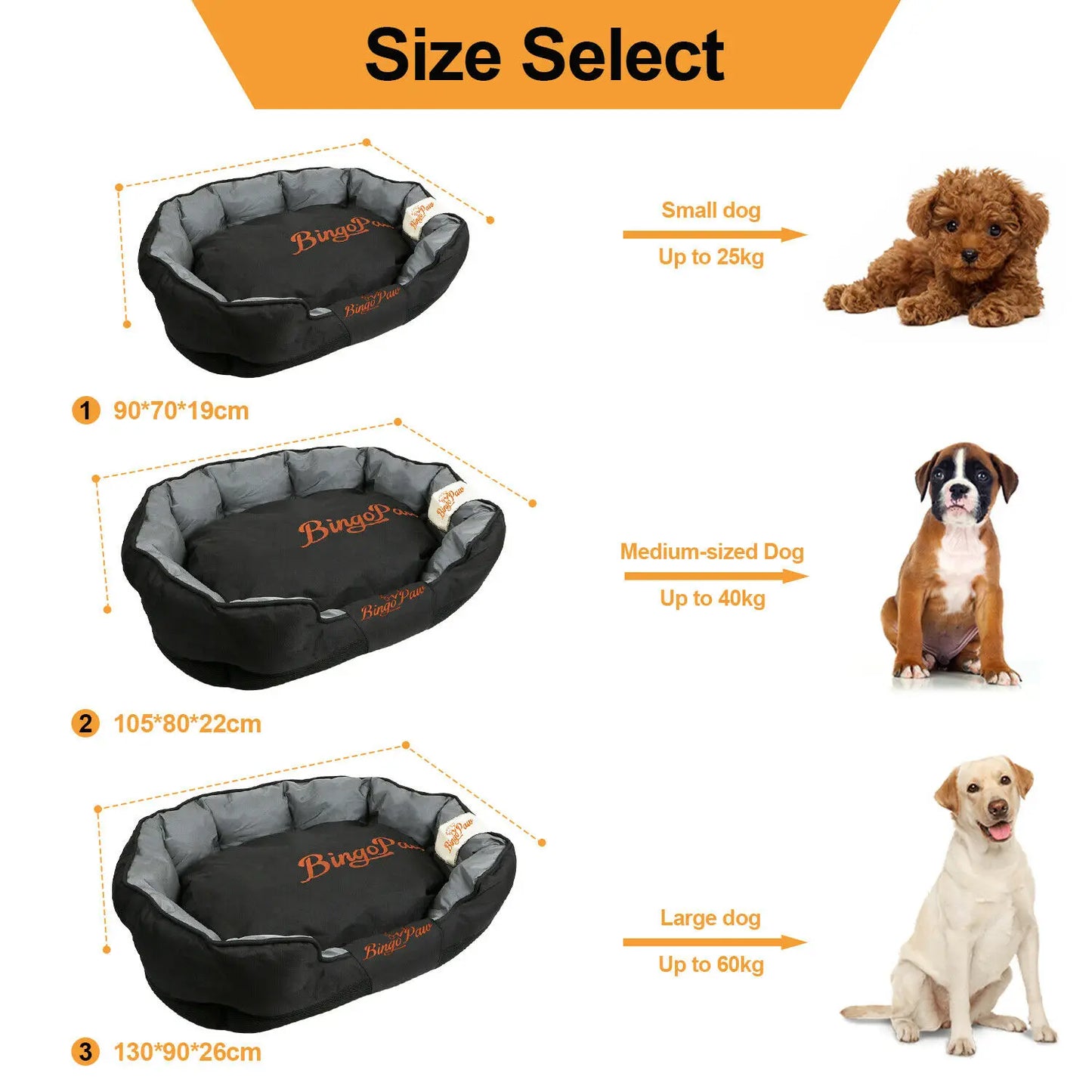 Orthopedic Waterproof Dog Sofa Bed