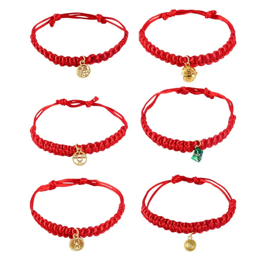 Lucky Bless Red Cat Collars