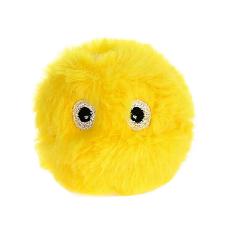 Squeaking Furry Ball Toy