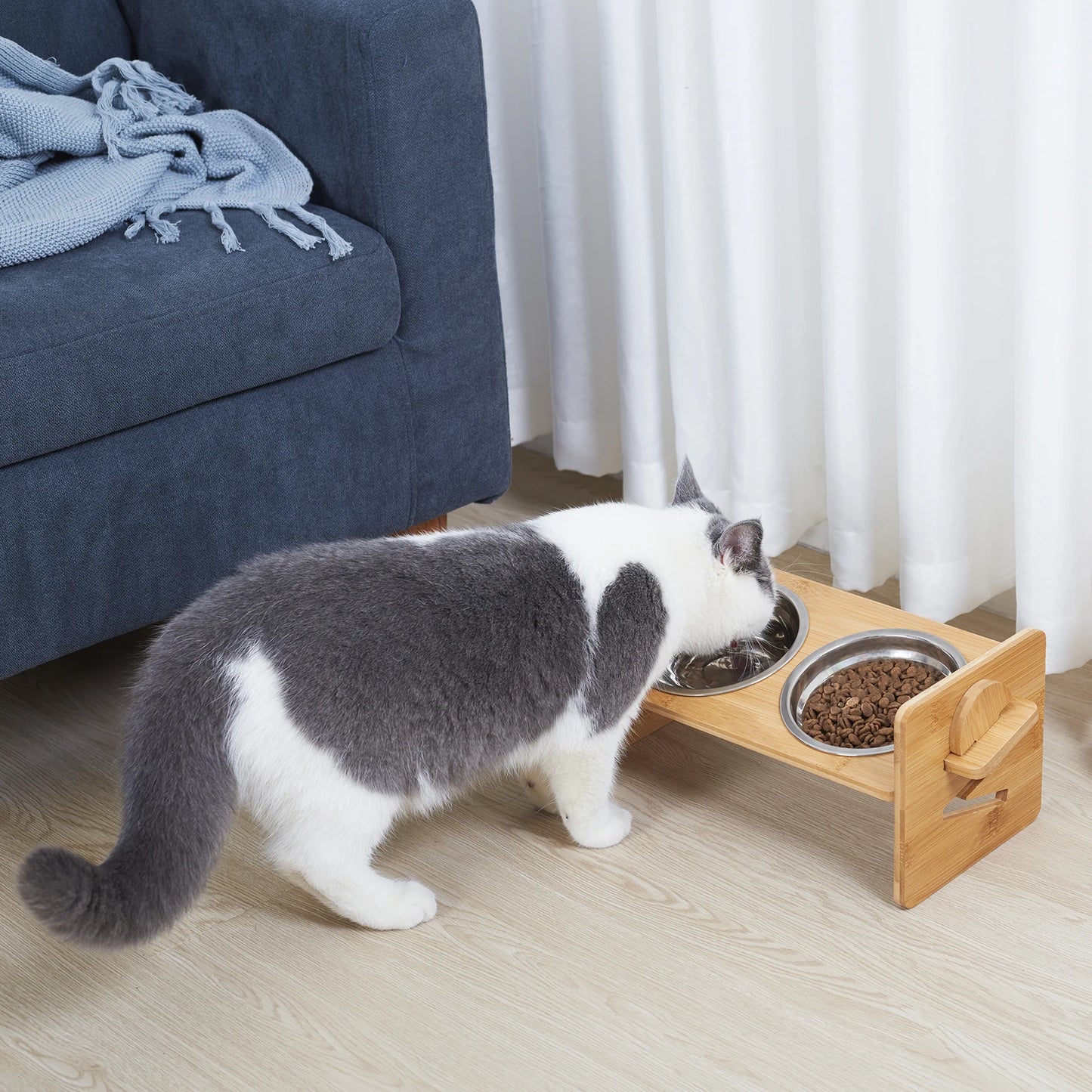 Elevated Stainless-Steel Pet Bowl