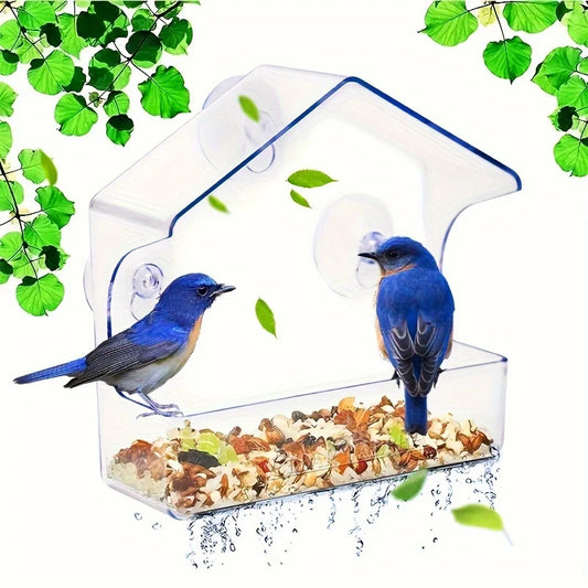 Transparent Window Bird Feeder