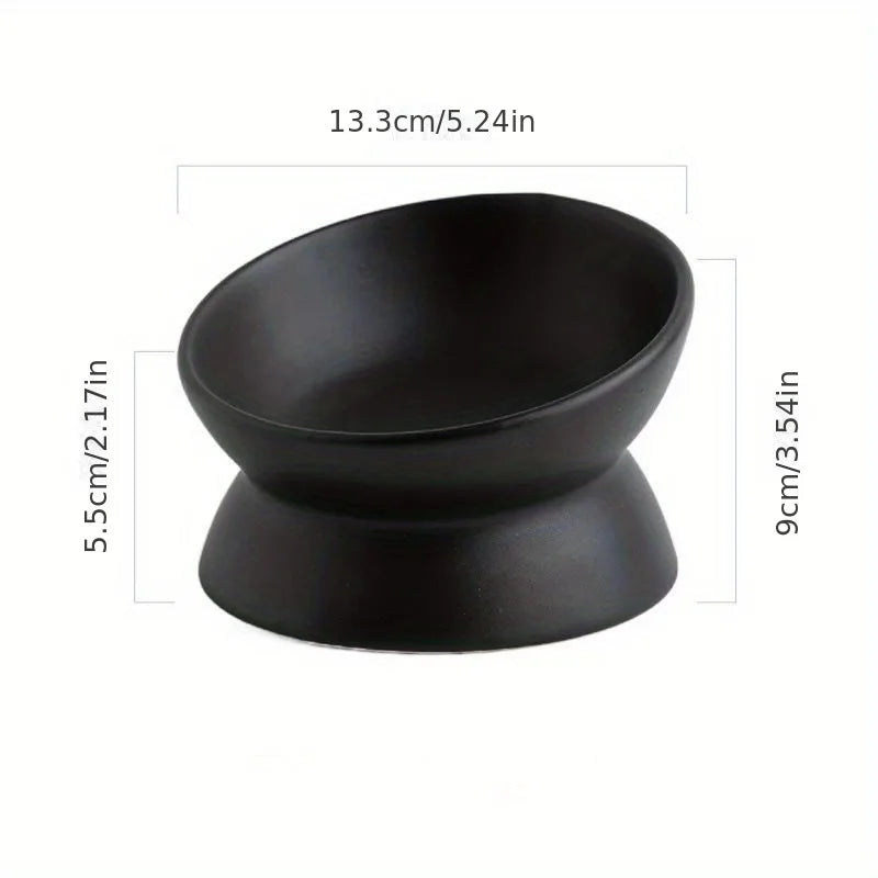 Ceramic Raised Feeding Bowls