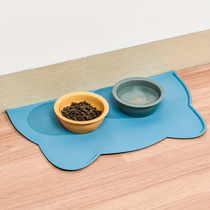 Silicone Feeding Mat with Raised Edge