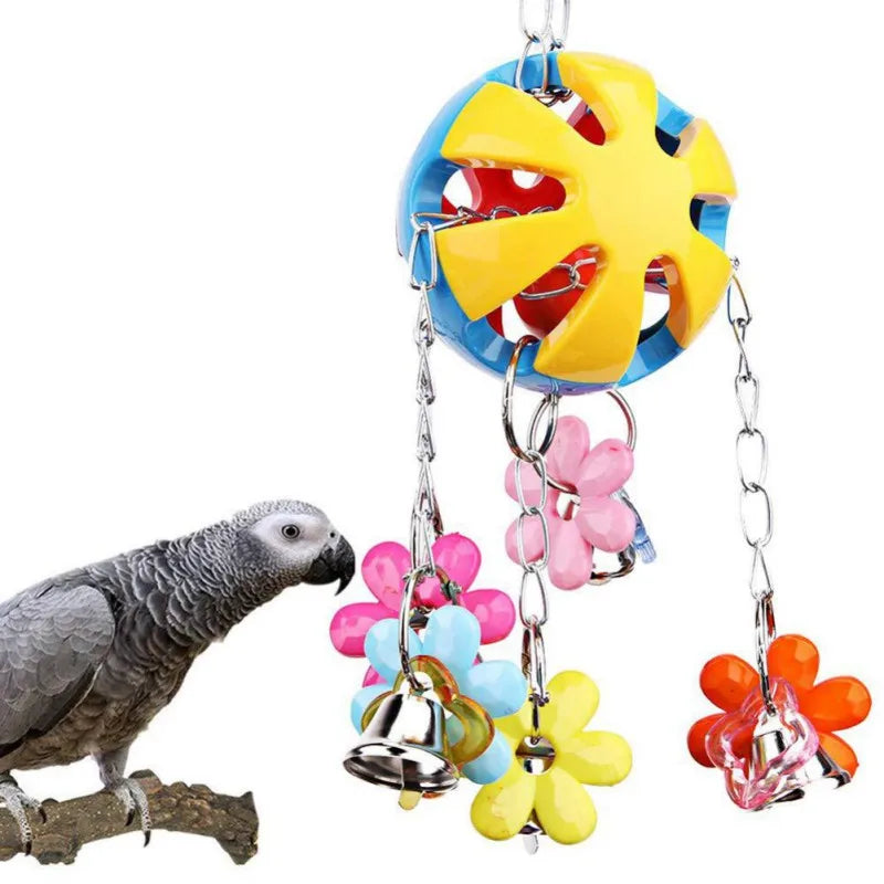 Colorful Hanging Bird Chewing Toy