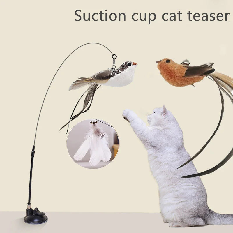 Simulation Bird Interactive Cat Toy