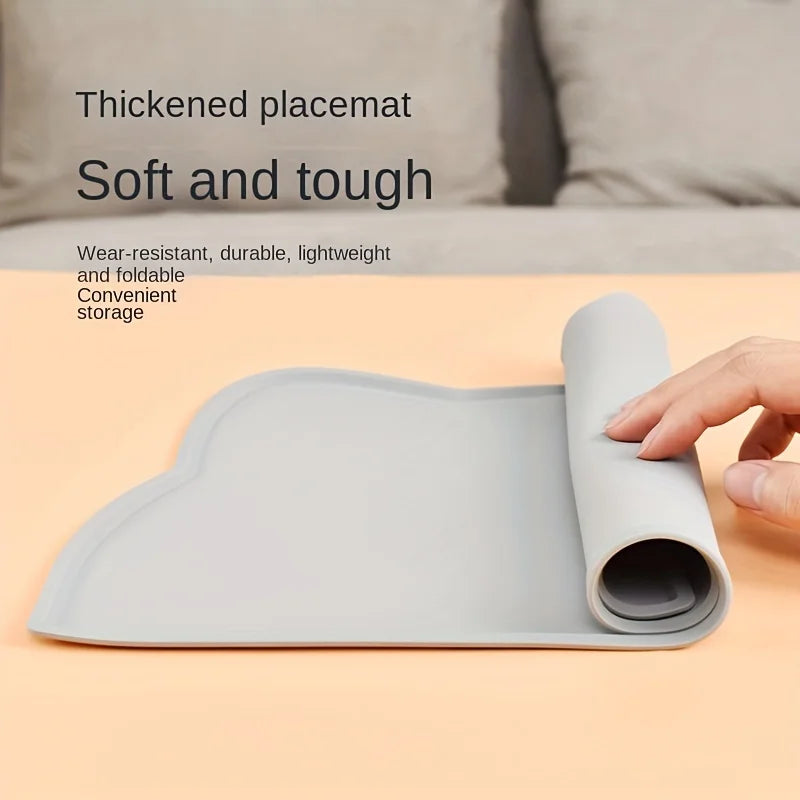 Silicone Feeding Mat with Raised Edge