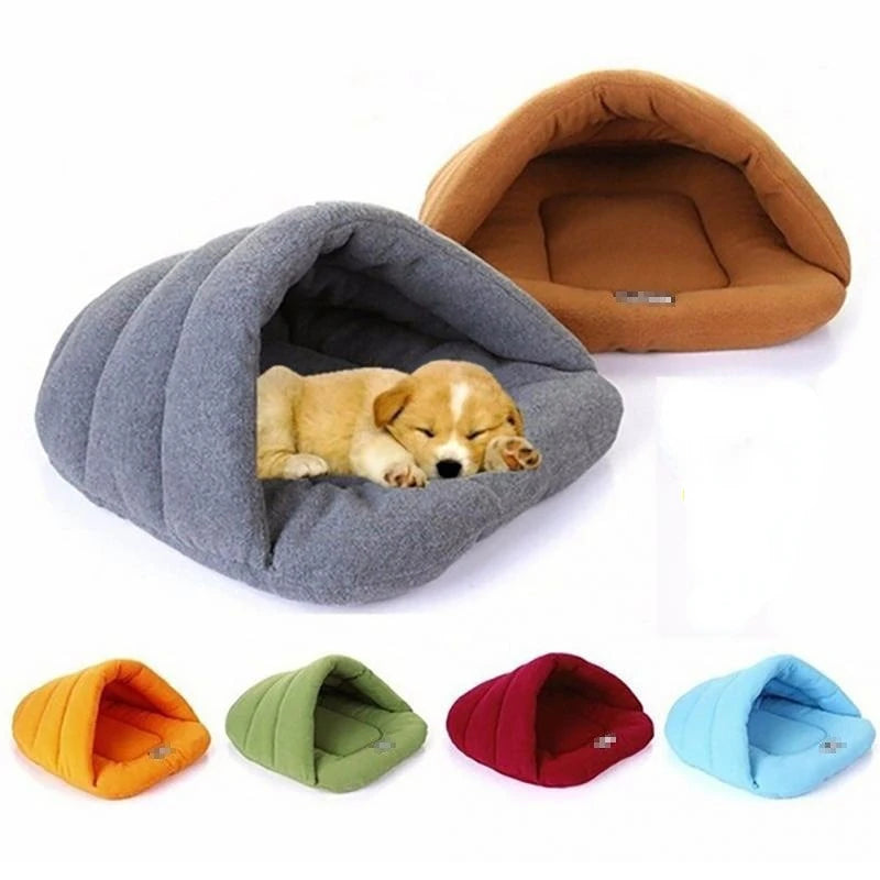 Thick Fleece Cave Bed