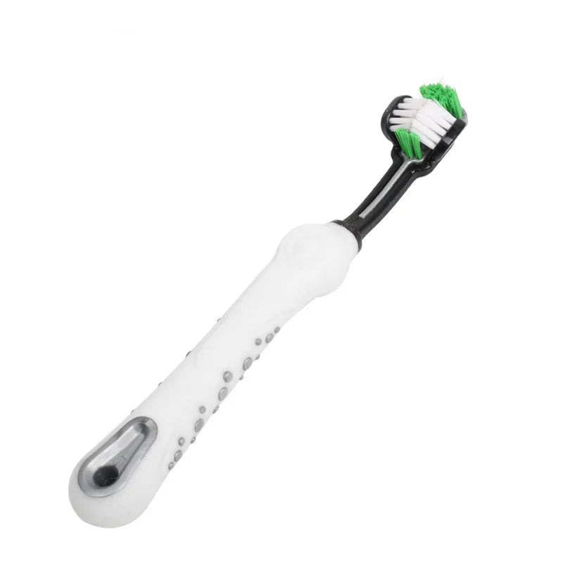 Three-Sided Pet Toothbrush