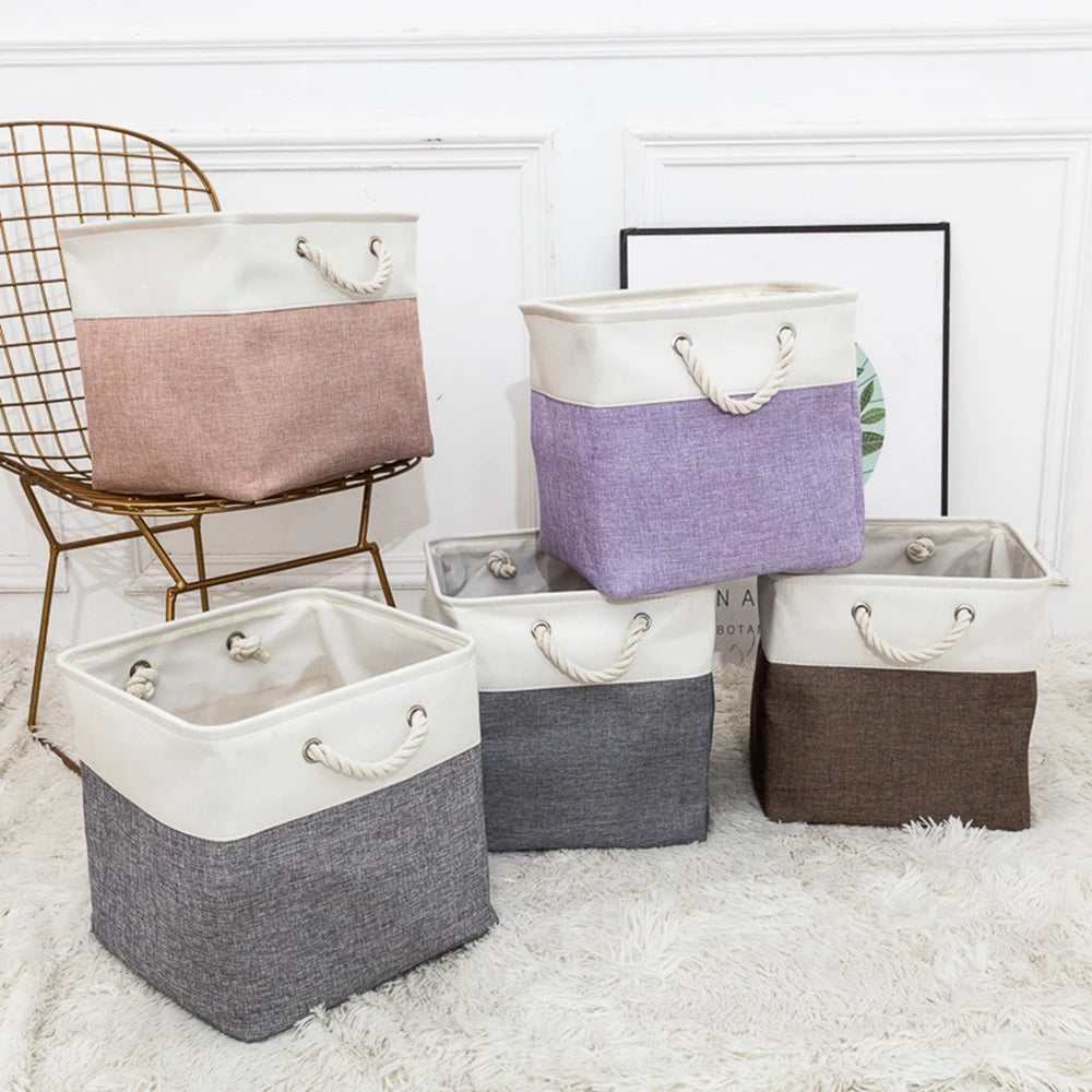 Polyester Pet Toy Storage Basket