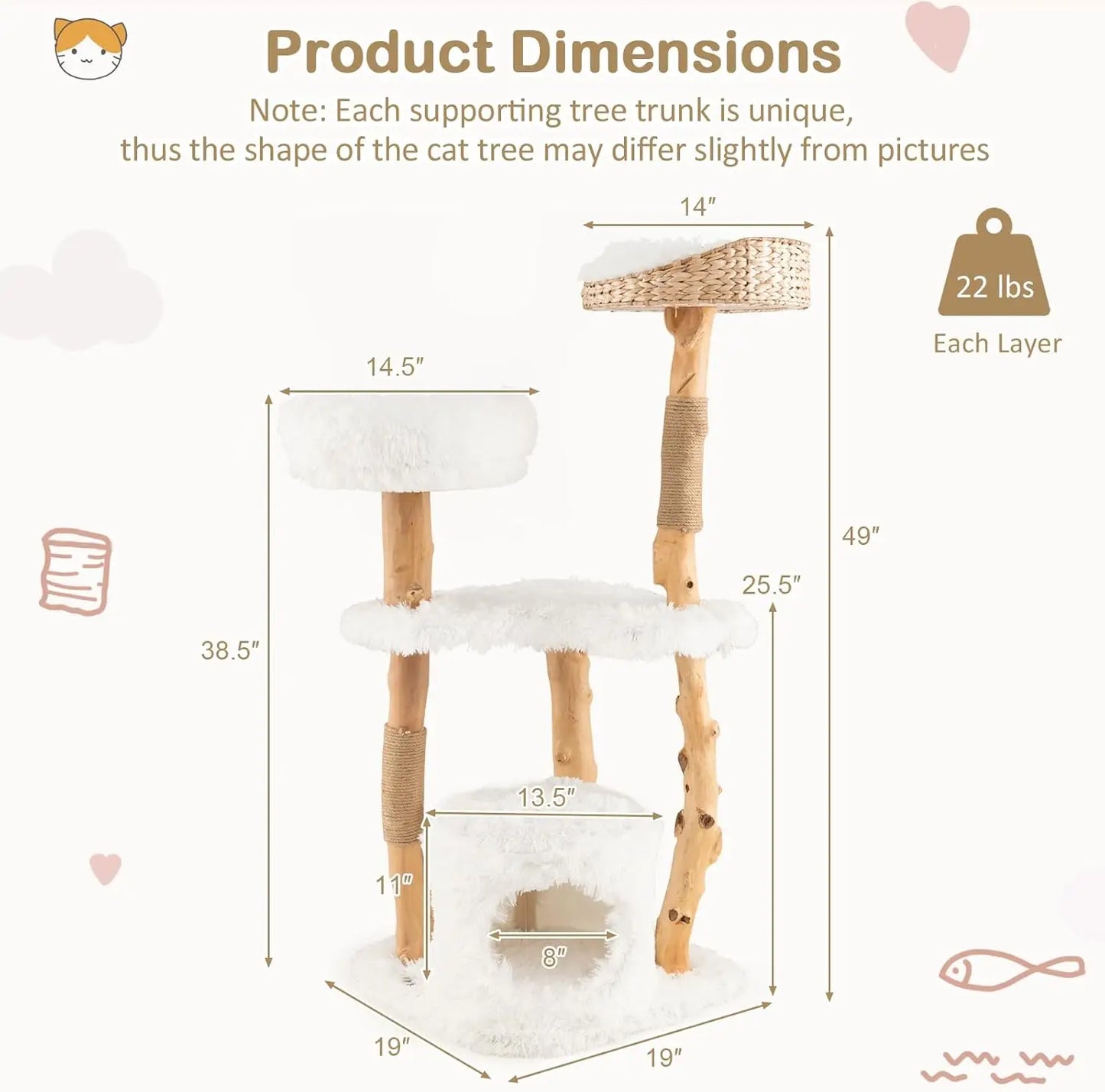 Modern Cat Tree for Indoor Cats