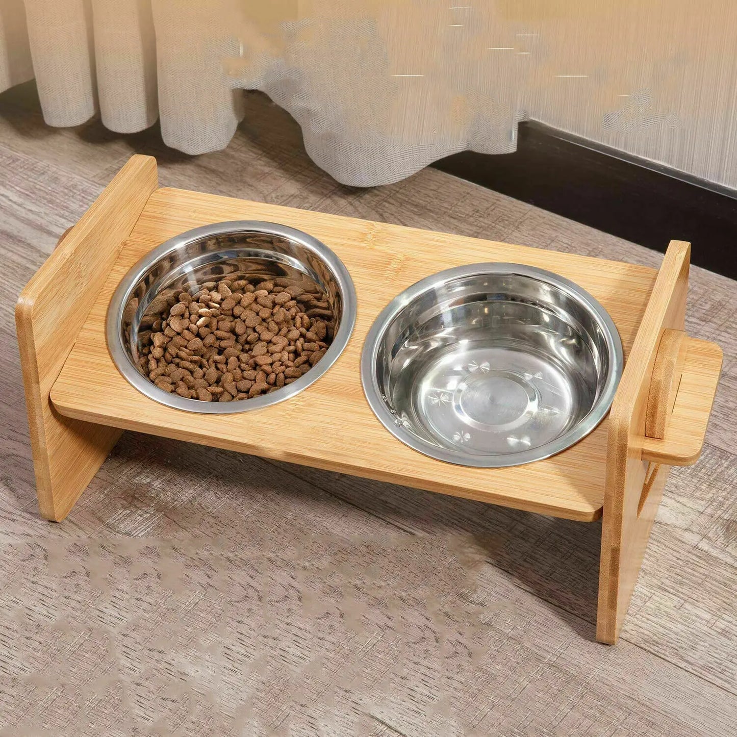 Elevated Stainless-Steel Pet Bowl