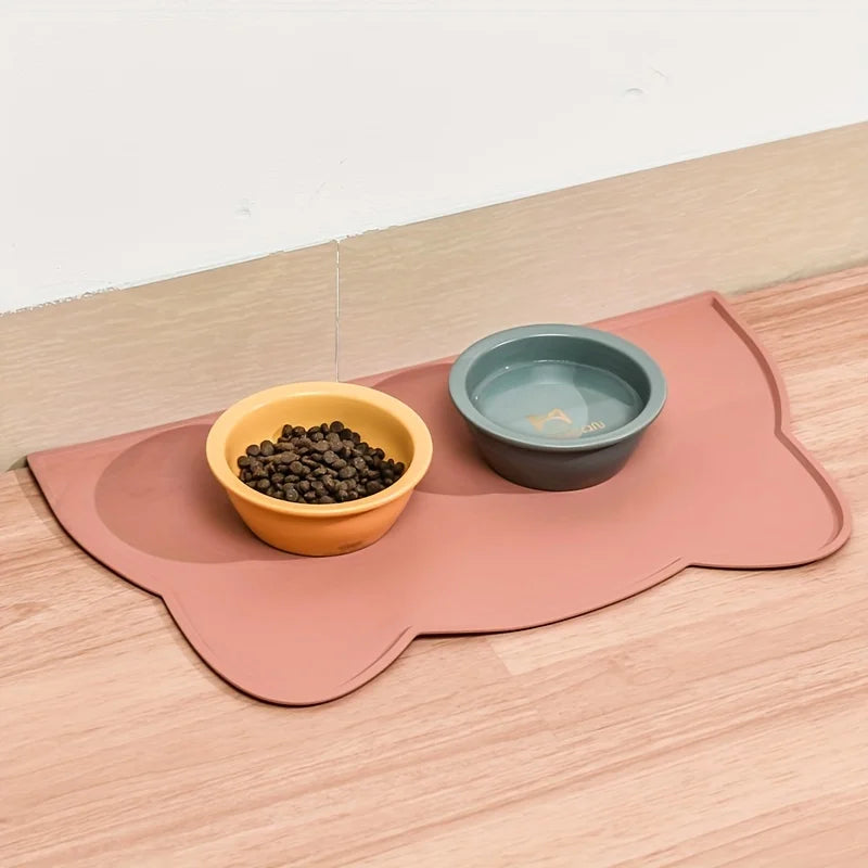 Silicone Feeding Mat with Raised Edge