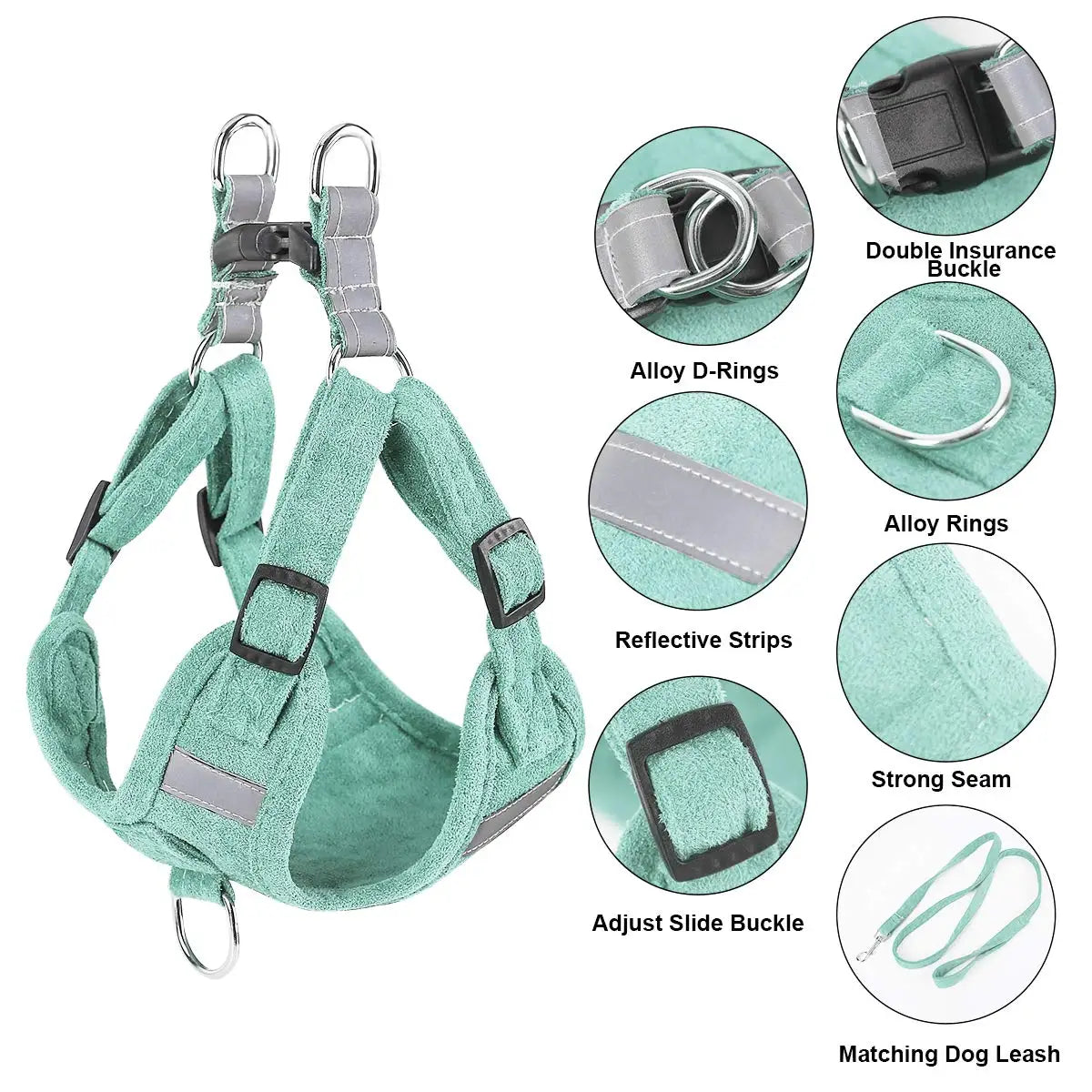 Adjustable Breathable Dog Harness