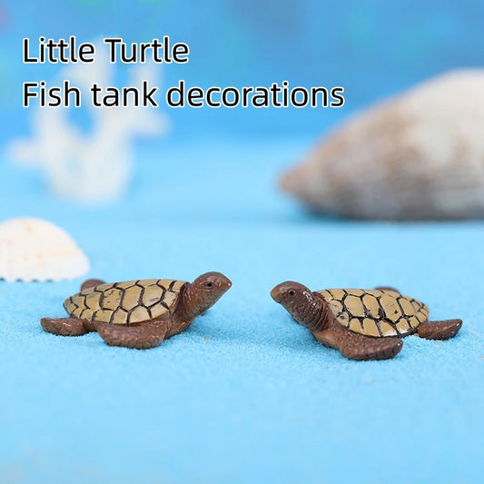 Mini Sea Turtle Aquarium Ornaments