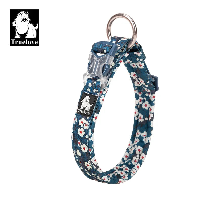 Floral Padded Pet Collar