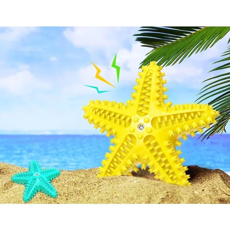 Starfish Teeth Cleaning Dog Toy