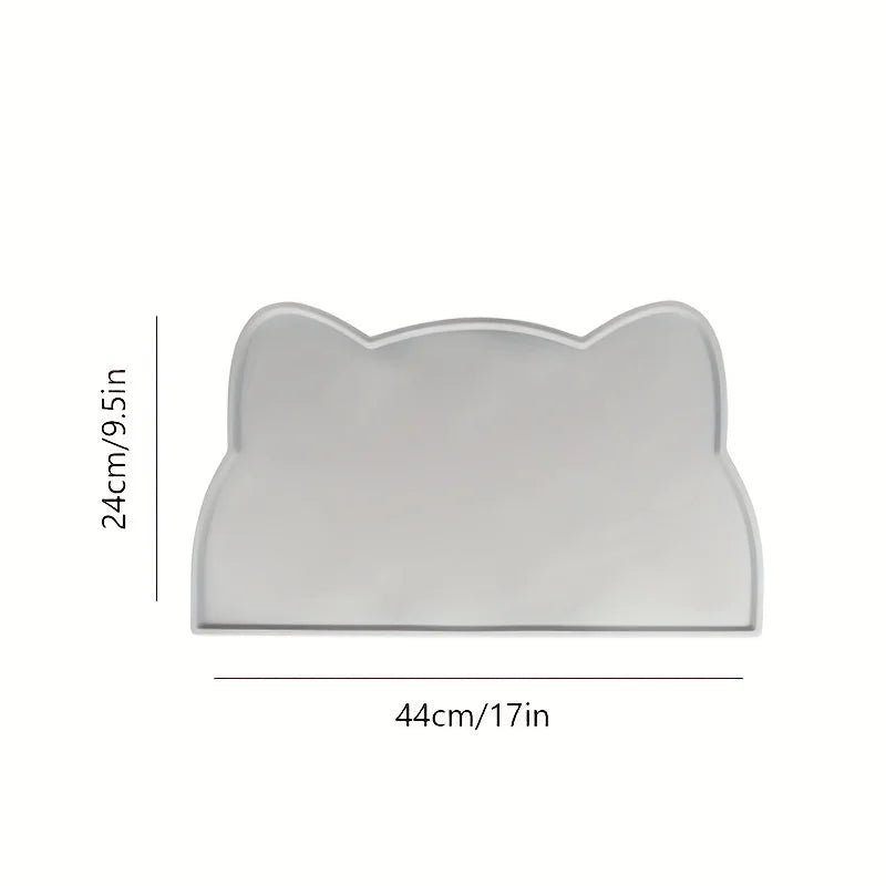 Silicone Feeding Mat with Raised Edge