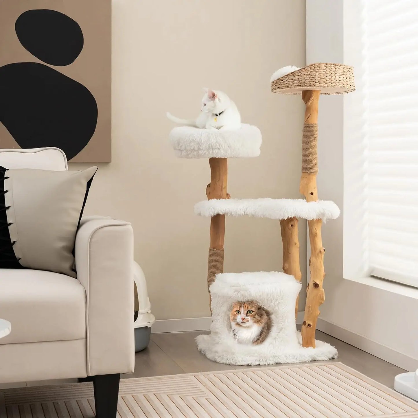 Modern Cat Tree for Indoor Cats