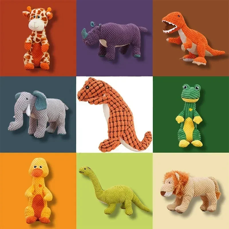 Squeaky Animals Shape Pet Toys