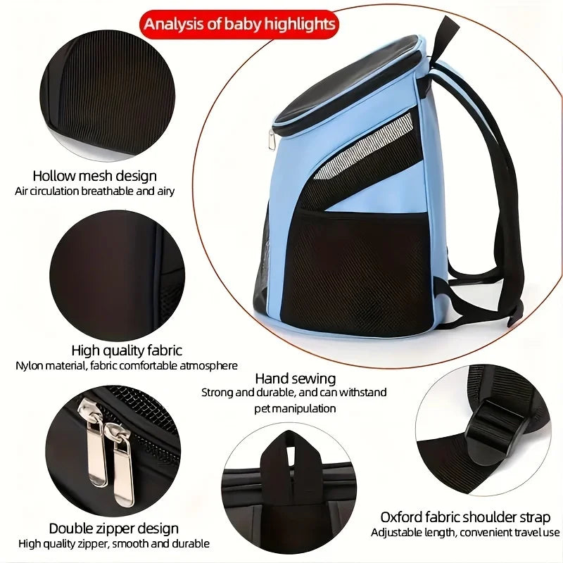 Portable Mesh Breathable Backpack