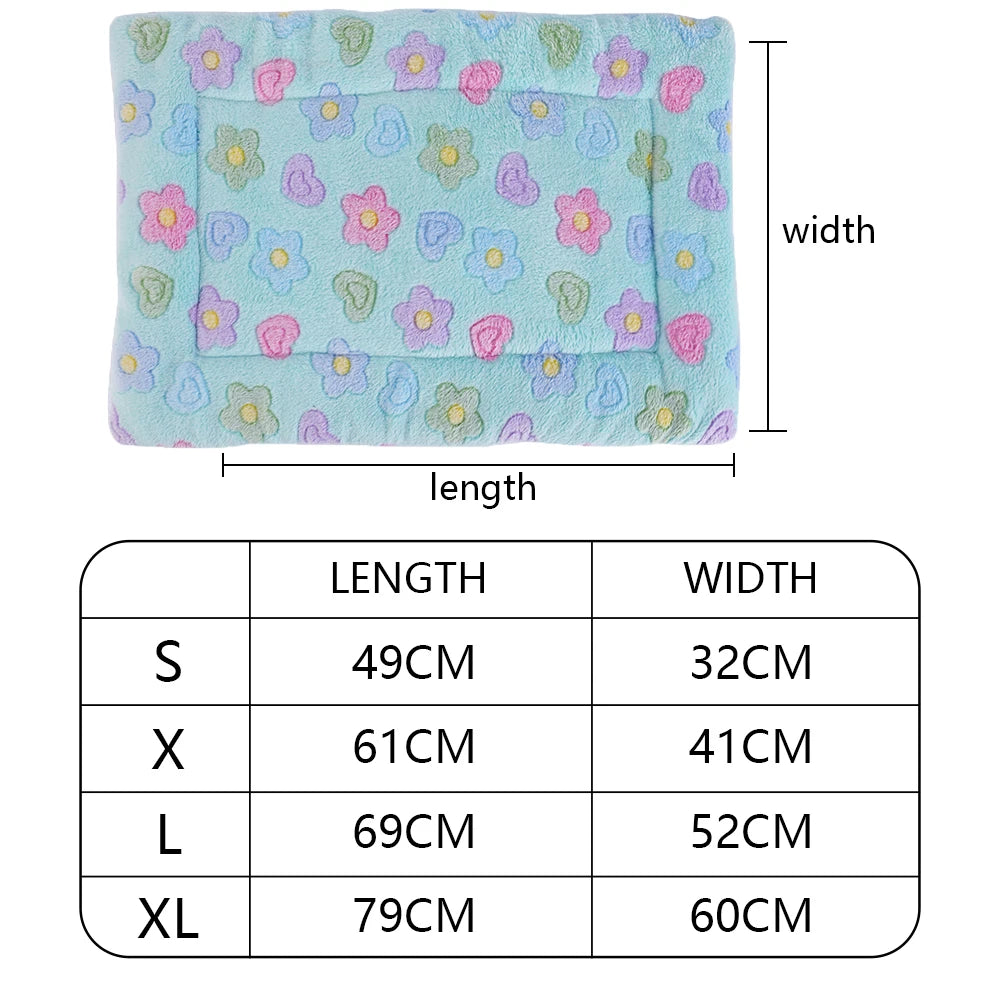 Thickened Flannel Bed Mat