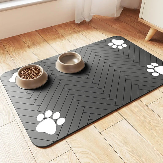 Pet Feeding Absorbent Rubber Mat