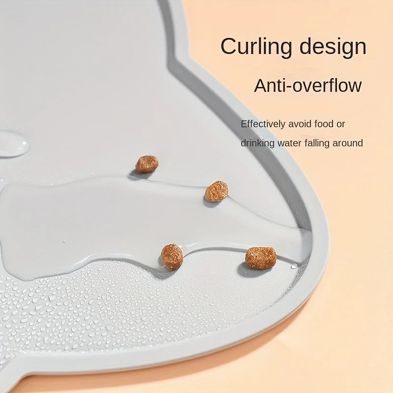 Silicone Feeding Mat with Raised Edge