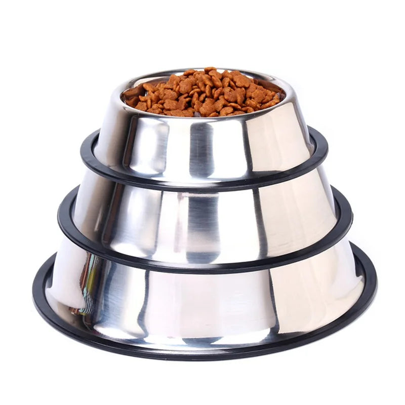 Stainless Steel Non-Slip Feeding Bowls