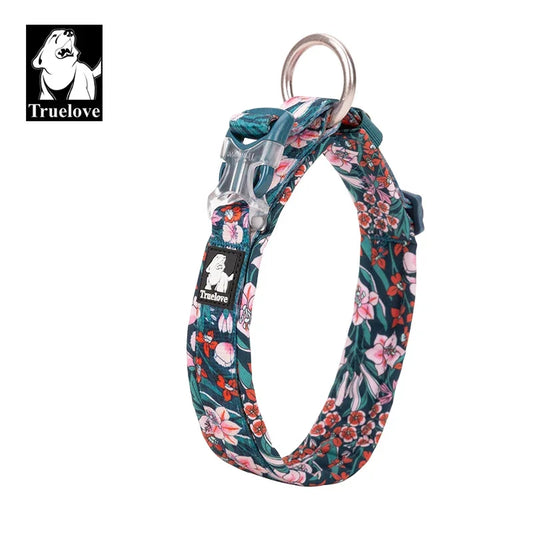 Floral Padded Pet Collar