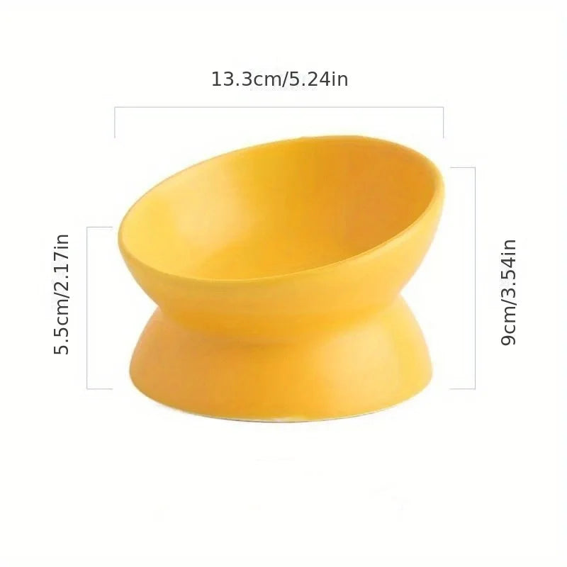 Ceramic Raised Feeding Bowls