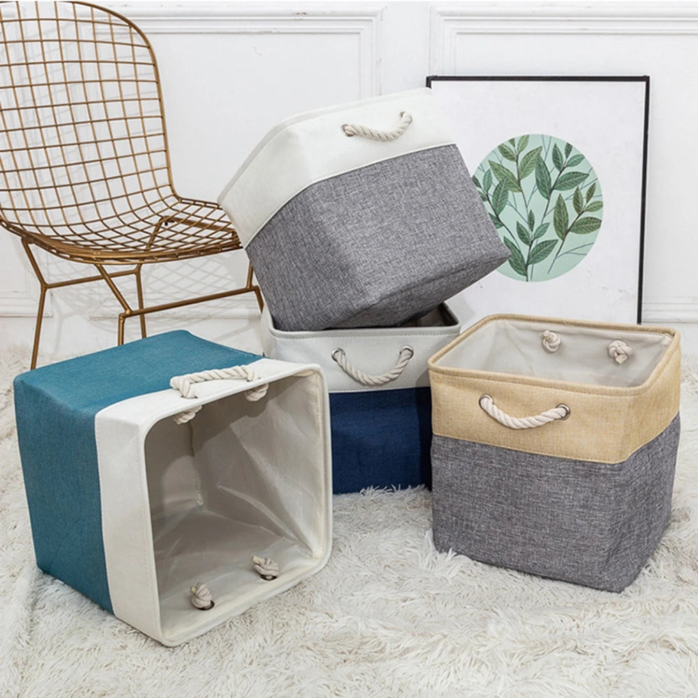 Polyester Pet Toy Storage Basket