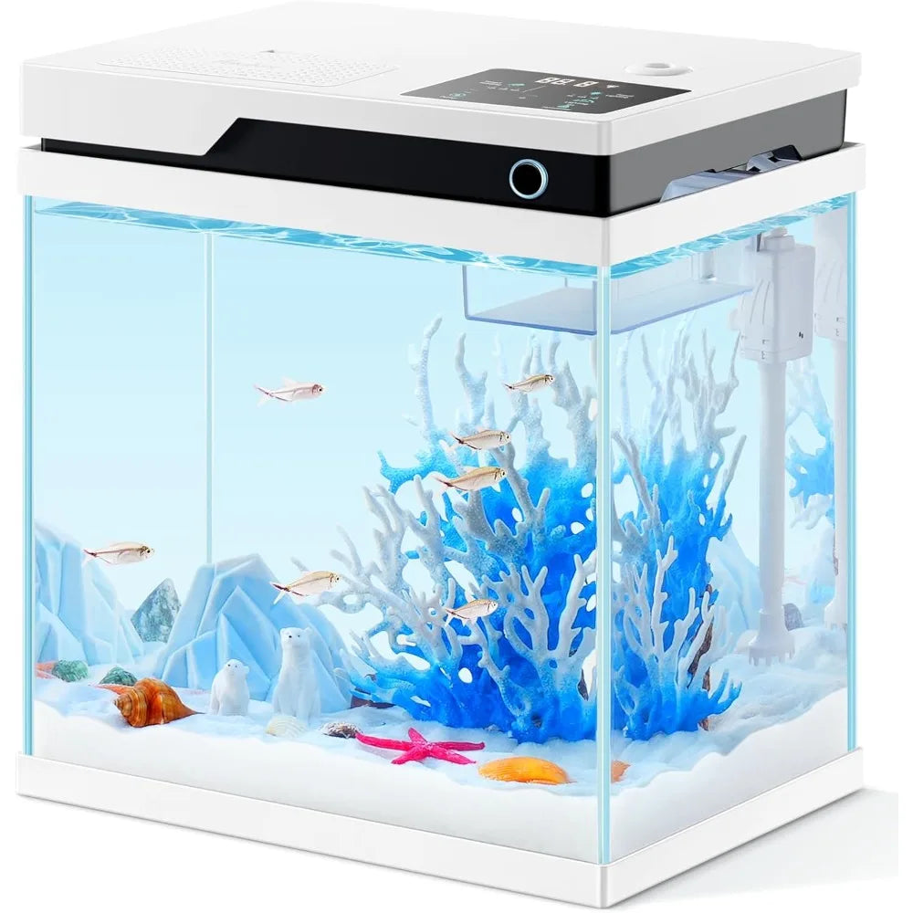 Fish Aquarium with Filter and Light