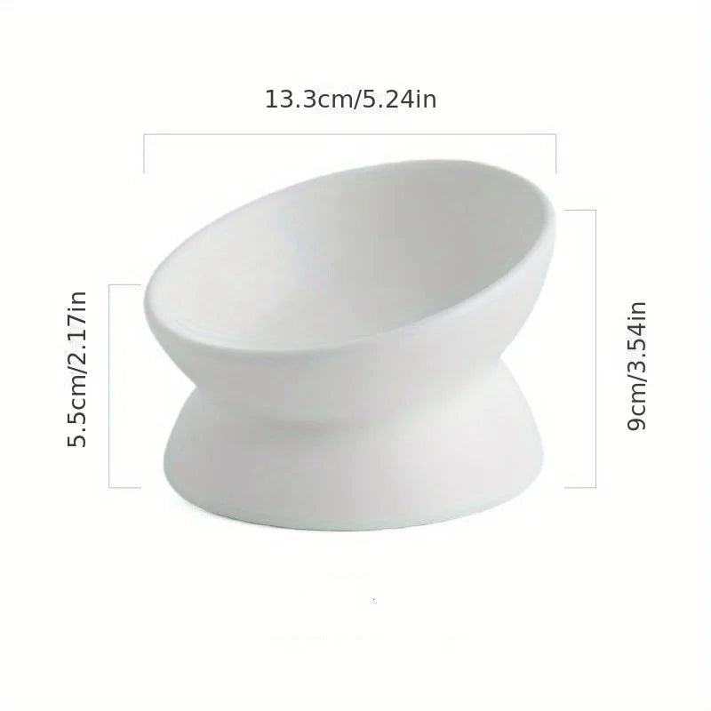 Ceramic Raised Feeding Bowls