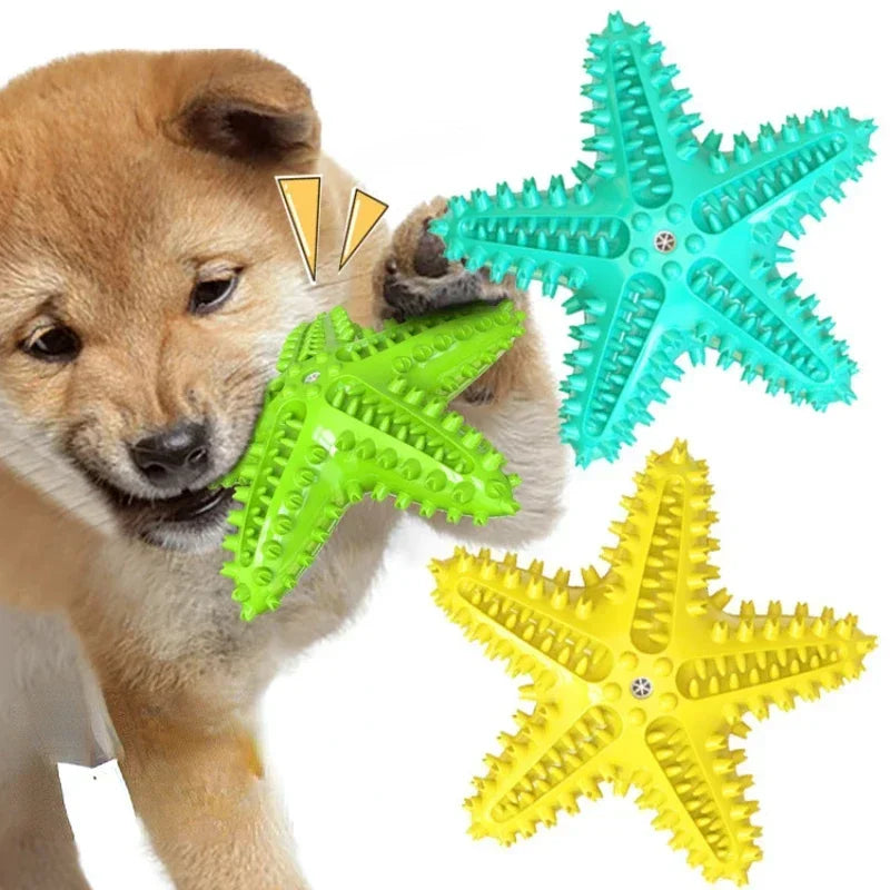 Starfish Teeth Cleaning Dog Toy