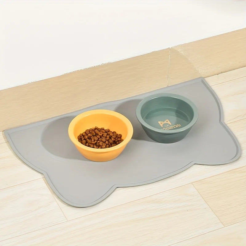 Silicone Feeding Mat with Raised Edge