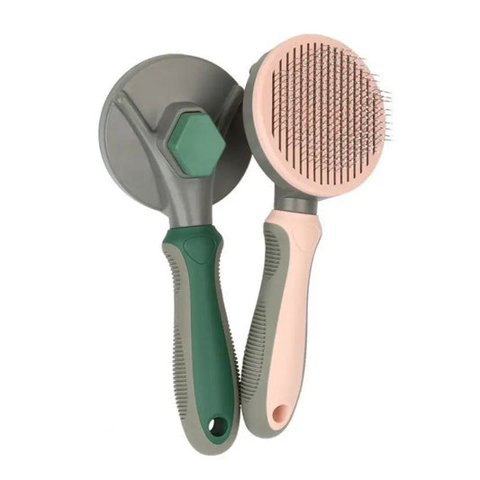 Rotating Pet Self-Cleaning Comb