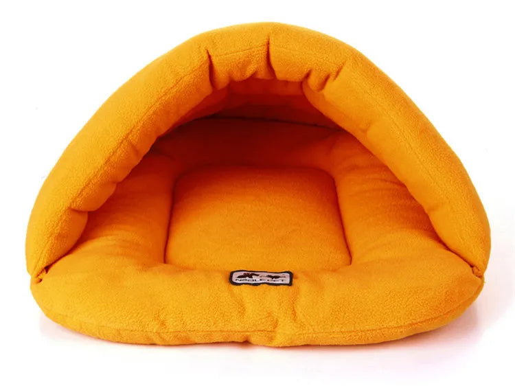 Thick Fleece Cave Bed