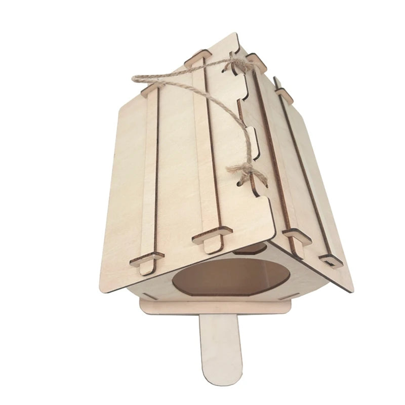 Wooden Hanging Birdhouse